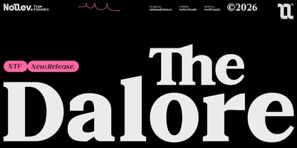 Dalore Font Poster 1