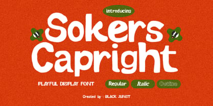 Sokers Capright Font Poster 1