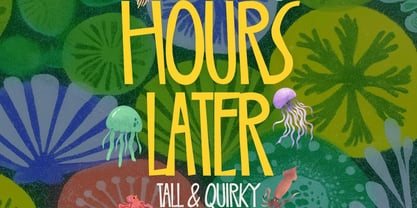 Hours Later Font Poster 1