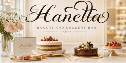 Beautiful Danila Italic Font Poster 4