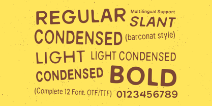 Barconat Font Poster 4