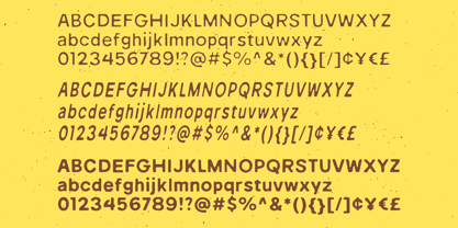 Barconat Font Poster 8