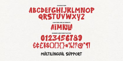 MC Akimila Plawud Font Poster 6