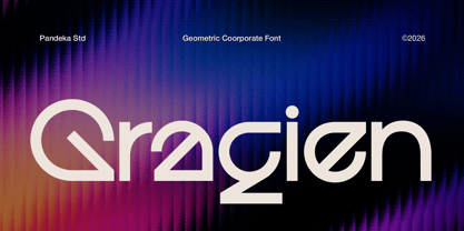 Gragien Font Poster 1