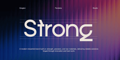 Gragien Font Poster 3
