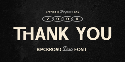 Blackroad Font Poster 11
