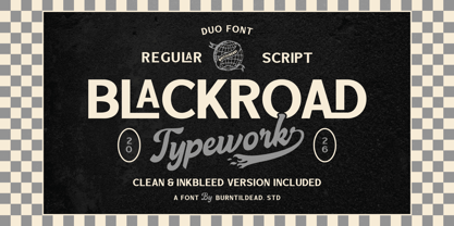 Blackroad Font Poster 1