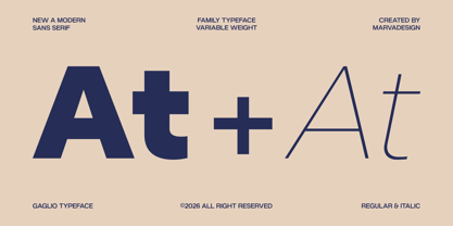Gaglio Font Poster 8