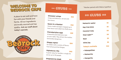 Rocher Font Poster 7