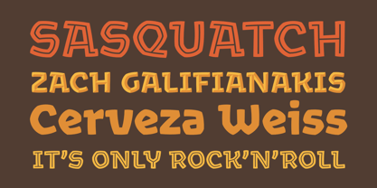 Rocher Font Poster 3
