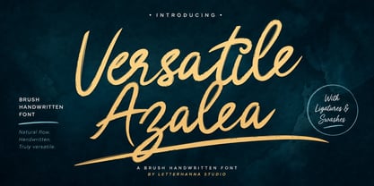 Versatile Azalea Font Poster 1