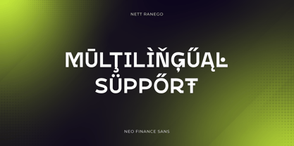 Nett Ranego Font Poster 12