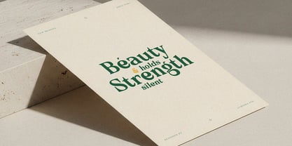 Belcino Font Poster 4