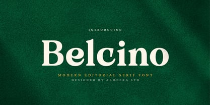 Belcino Font Poster 1