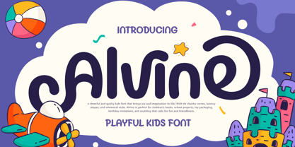 Alvine Font Poster 1
