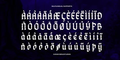 Kujang Font Poster 11