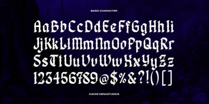 Kujang Font Poster 10