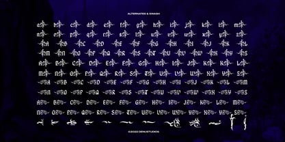 Kujang Font Poster 12