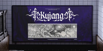 Kujang Font Poster 9