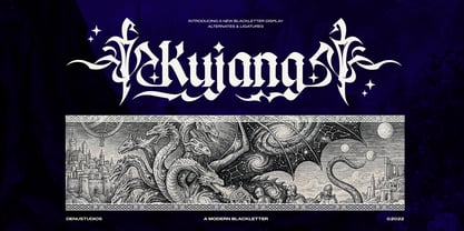 Kujang Font Poster 1