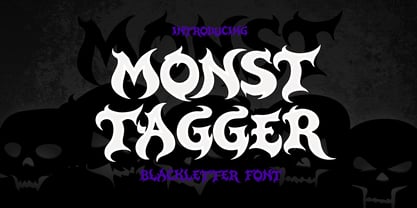 Monst Tagger Font Poster 1