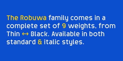 Robuwa Font Poster 3