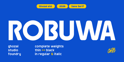 Robuwa Font Poster 1