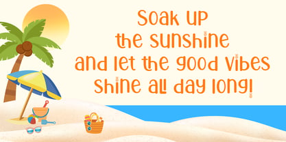 Summer Pineapple Font Poster 3