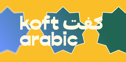 Koft Arabic Font Poster 1
