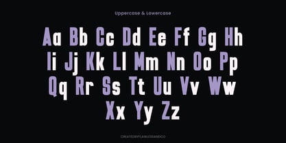 Thoboleh Font Poster 8