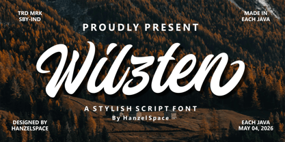 Wilzten Font Poster 1