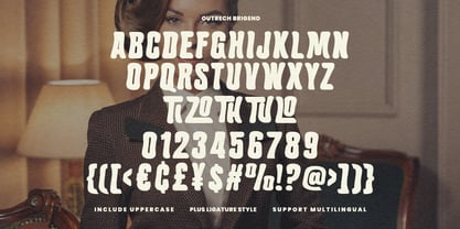 MC Outrech Brigend Font Poster 5