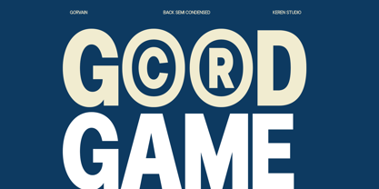 Gorvain Font Poster 8