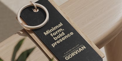 Gorvain Font Poster 12