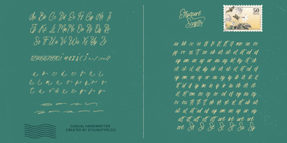 Ethyopark Scriptov Font Poster 10