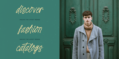Ethyopark Scriptov Font Poster 6
