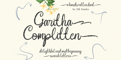 Garitha Complitten Font Poster 1
