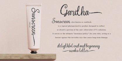 Garitha Complitten Font Poster 6