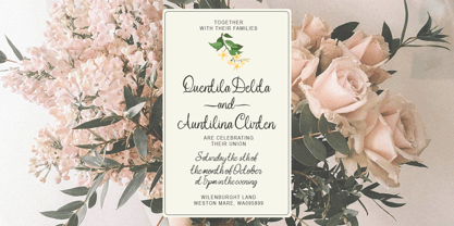 Garitha Complitten Font Poster 2