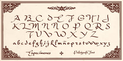 Paleografa Font Poster 2