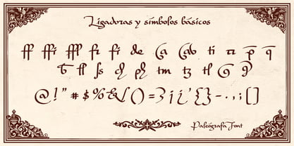 Paleografa Font Poster 3