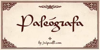 Paleografa Font Poster 1