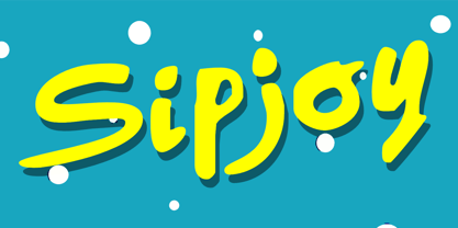 Sipjoy Font Poster 1