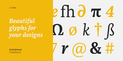 Kiperman Font Poster 6