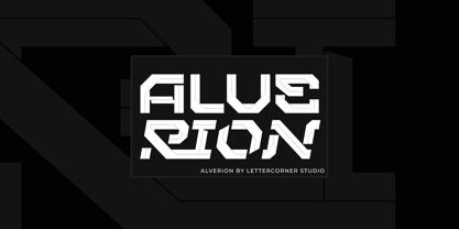 Alverion Font Poster 1