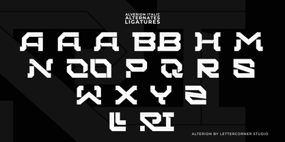 Alverion Font Poster 3