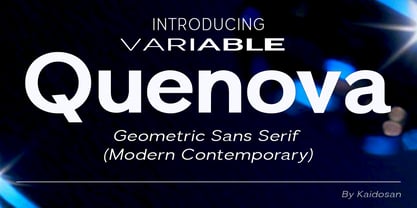 Quenova Font Poster 1