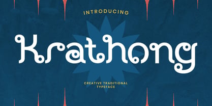 Krathong Font Poster 1