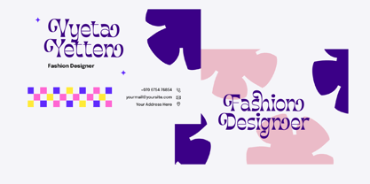 Morgai Retan Font Poster 12