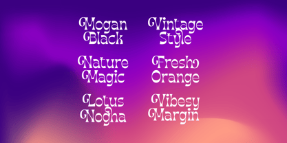 Morgai Retan Font Poster 8